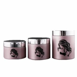 China Shatterproof Cylinder Round Plastic Canisters Empty Cosmetic Containers 80ml wholesale