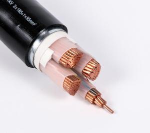 China HT XLPE Insulated Cable Orange Jacket Flame Retardant 500m/Drum 1x95 SQMM wholesale
