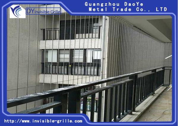 Safety Grilles Stronger Foundation Frame Wire Aluminium for the Balcony