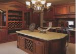 2.8m Solid Wood Kitchen Cabinets Island Bar