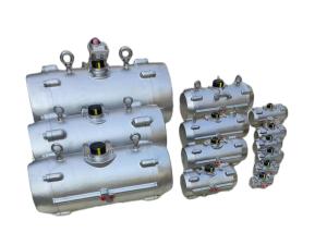 China Industrial Automation Pneumatic Rack And Pinion Actuator for Rotary Angle 0-90 degree wholesale