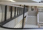 Flexibility 50*50mm Stainless Steel Rope Mesh Stairs Safety Home Commercial