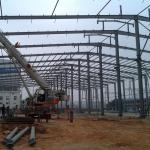 Portable Metal Frame Hangar Warehouse Prefab Steel Structure Warehouse Custom