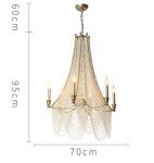 Long chandelier crystal decoration lamp hall lighting villa building spiral