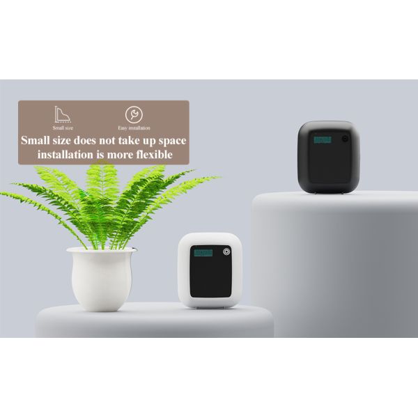 Portable aromatherapy device in bathroom setting