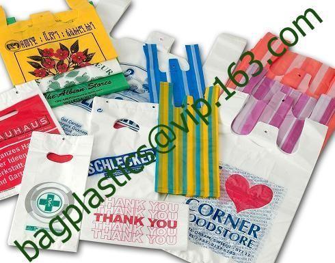 Thank You T-Shirt Bags (350 Count), Plastic - Bulk Shopping Bags, Restaurant Bag