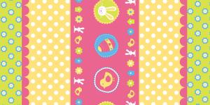 China 108X54In Bunny Party Paper Tablecloths Disposable SGS Certificated wholesale