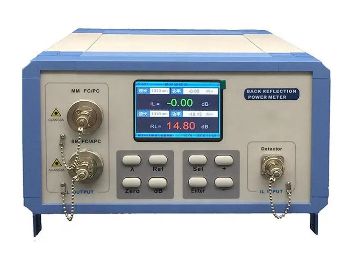 3kg EXW FTTH AC260V High Precision Optic Fiber Insertion Return Loss Tester Machine