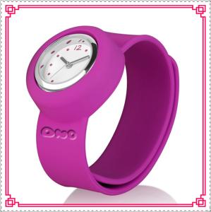 China promotional silicone slap watch with Janpanese Movement wholesale