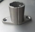 Aluminum Alloy Foot Cup Pipe Rack Fittings For Out Dia 28mm Pipe