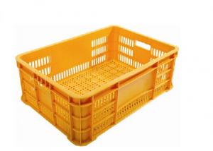 China PP Material Stackable Euro Plastic Containers Perforated Style wholesale