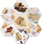 Drawstring Bags Burlap Flower Pouch Bags Gift Bags Jewelry Pouches for DIY Craft