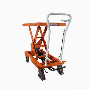 Mobile Portable Scissor Lift Tables Hydraulic 250kg Max Height 35.83in