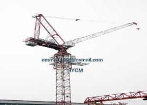 China QTD5030 Jib Luffing Crane Tower 50m Boom 12T Weight Load 37.5m Tower Height wholesale