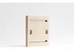 Fireproof Lightweight Fire Brick , Nontoxic Vermiculite Brick Effect Fire Board