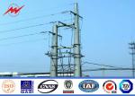 Hot Dip Galvanized Steel Poles 12m Utility Pole For Power Distribution