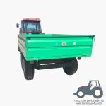 3T4W/4T4W - 4wheels Type Double Axle Tractor Trailer; Hydraulic Dump Trailer
