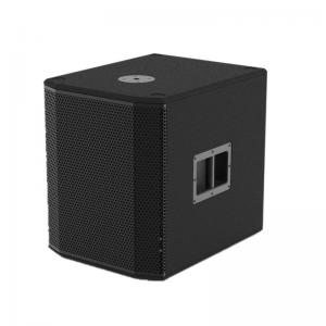 China Black PW118HSA 18 Inch Subwoofer Loudspeaker Professional PA Speaker System DSP Class D Amplifier wholesale