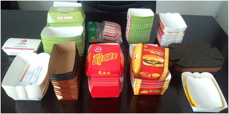 Meal Carton Cardboard Box Manufacturing Machine 220V 50Hz