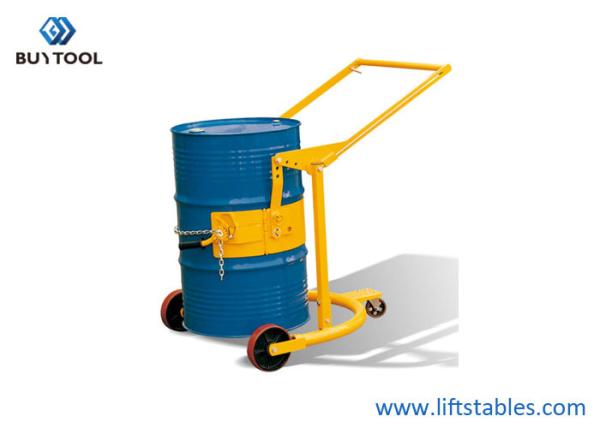 4 Wheel 55 Gallon Drum Lifter Forklift Hand Truck Lifting Device Barrel Handling