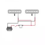 Aluminum 12v 18W Marine Flood Lights For Boats