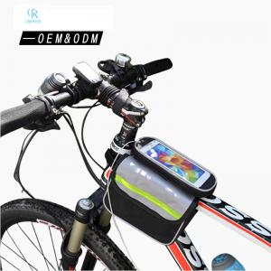 China Mobile Phone Holder Bicycle Pannier Bag Waterproof Mountain Road Bike Touchscreen Bag wholesale