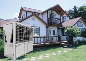 China Meeting 380V 50Hz Air To Water Source Chiller Heat Pump / Air Souce Heat Pump R417 / R407 / R410 wholesale