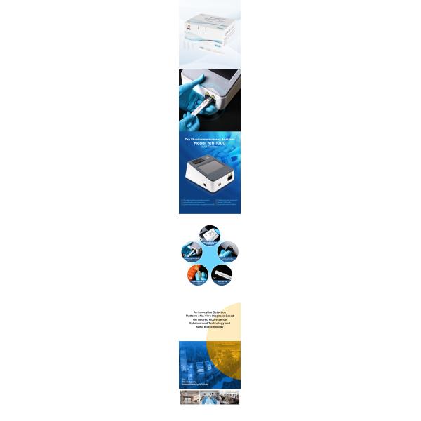 FIA POCT Test Kit FluA/B Rapid Quantitative Test Kit High Accuracy Fluorescence Immunoassay
