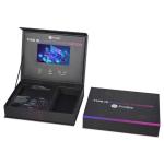 Custom Logo Magnetic Paper Gift Box 7 Inch LCD Display Promotional Video Gift