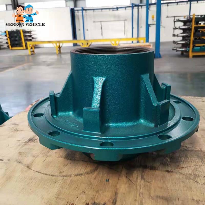 Truck Trailer Axle Parts Wheel Hub Spoke hub Rear for 10t 13t Light type Axles