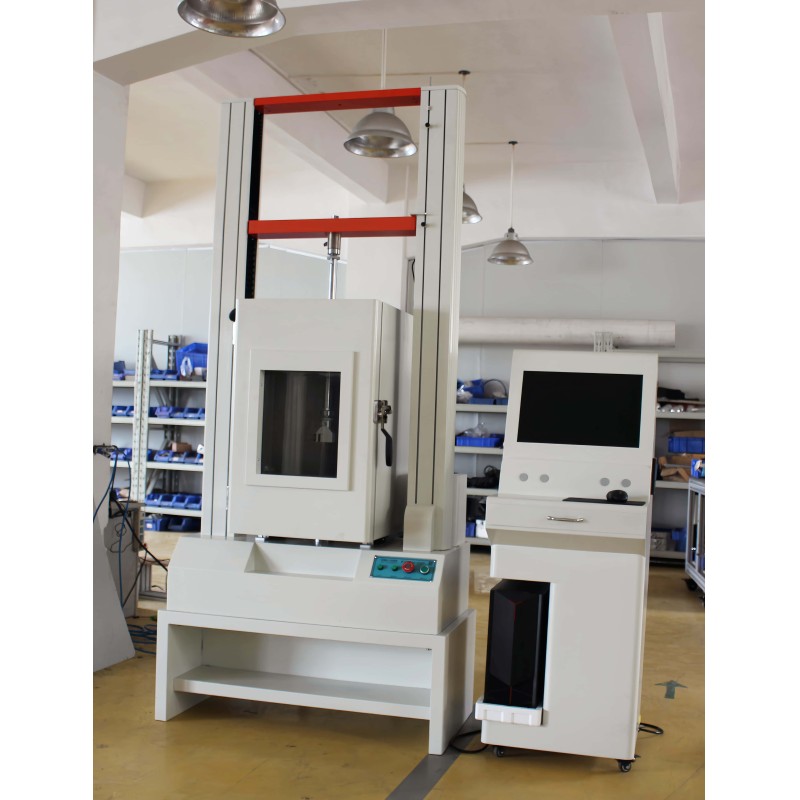 Computer-controlled Tensile Testing Machine with Environmental Chamber for Plastic, Rubber and Metal Materials