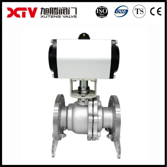 Straight Through Type High Platform Flanged Floating Ball Valve 150LB for Oil
