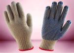 7 Gauge Bleached White Cotton Knit Gloves 7 - 11 Inches Size Skin - Friendly