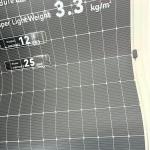 2260*1219*3mm Home Small Portabie Thin Film Soft Solar Cell Panel Hybrid