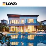 Aluminium Accordion Glass Folding Patio Doors Trifold Collapsible Fire Rated