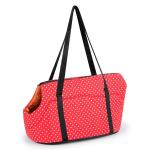Dot Printed Pet Carrier Bag Polyester Material Weight 1kg Zipper Closure