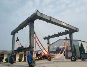 China High Speed 0.5M/S Boat Lifting Crane With Overload Limiter Safety Device wholesale