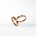 AWG 26 - 56 Gold Solderable Enameled Round Copper Wire For Generators