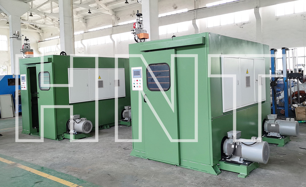 Auto Take Up Cable Spooling Equipment Wire Coiling Dual Reel