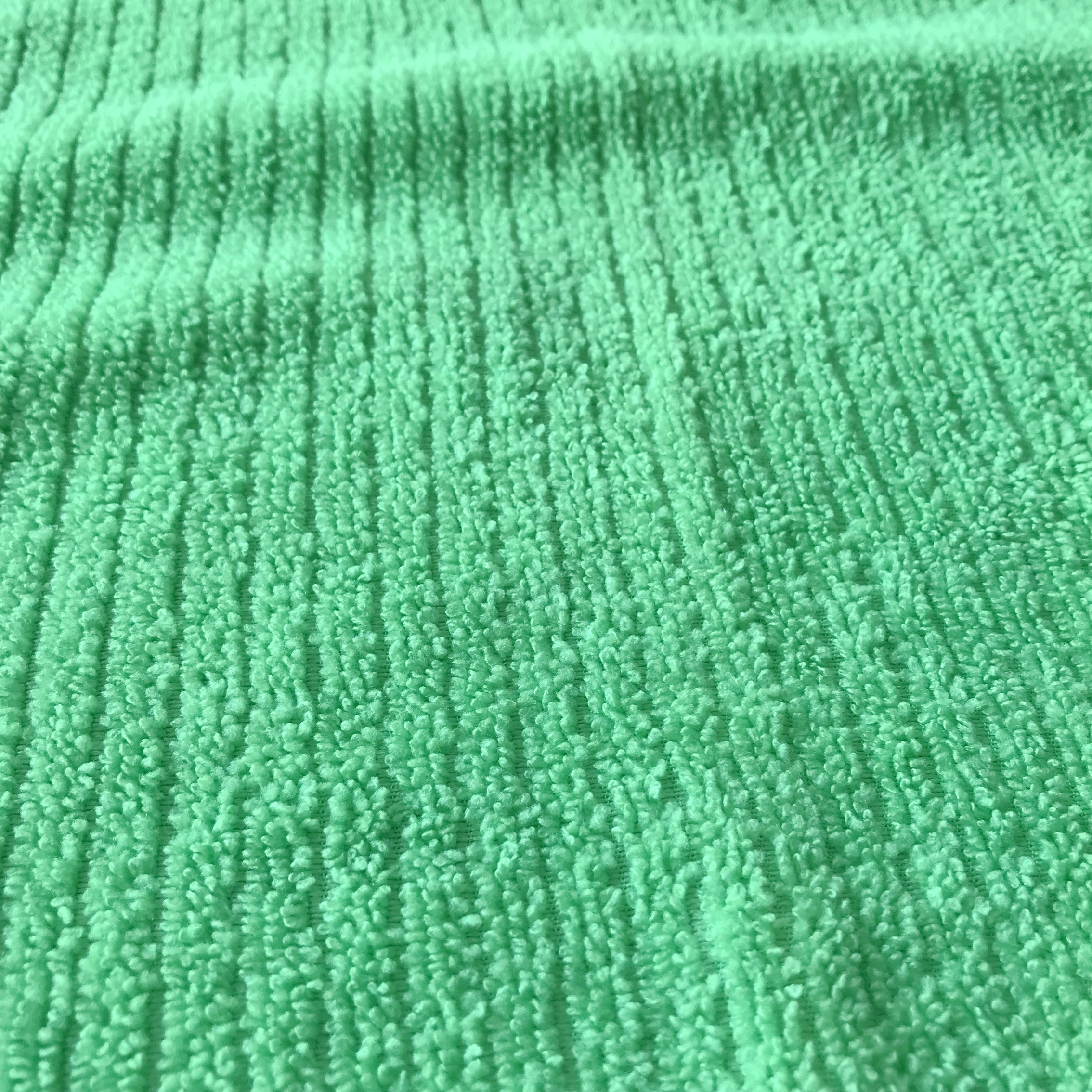 Hot saled common stripe big size microfiber 100% polyester absorbing easy washing wipes