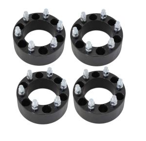 China 2&quot; Black Wheel Spacers Adapters 6x5.5 6x139.7 for Chevy Silverado 1500 Tahoe Suburban wholesale
