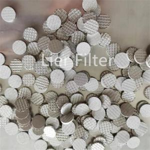 China 1.7mm Thick Multilayer Sintered Metal Mesh Filter 2um Pore wholesale