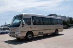 Front Engine Coaster Minibus Sightseeing Passenger Vehicle 410Nm /1500rpm Torque