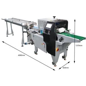 China Flow Wrapping Machine for PP PVC PS EVA PET PVDC PVC Packing Film and 5-35 Mm Package Height wholesale