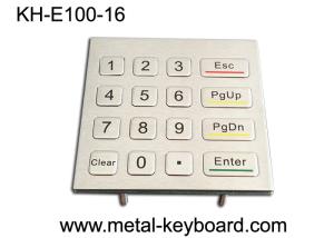 China IP65 Number Anti Vandal Metal Keypad Kiosk Panel Mount Keypad Outdoor wholesale