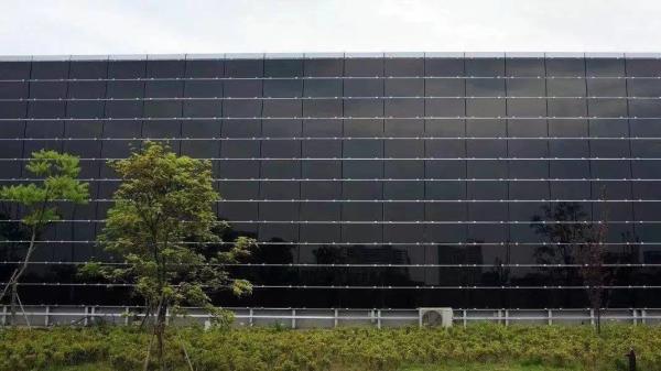 Custom Glass Photovoltaic Curtain Walls Energy Generating Panels with Custom
