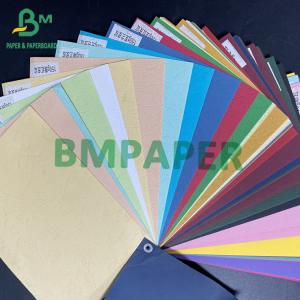 China Textured Paper 110gsm 150gsm 230gsm Printable Colorful Cover Paper virgin pulp Sheets wholesale