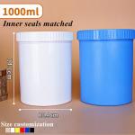 Round Shape Travel PP Cosmetic Jar Odorless 500ml empty ointment Cream Jar