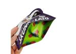 Soft Touch Smell Proof 3.5g Die Cut Mylar Bags Hologram Edible Packaging