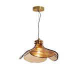 Nordic Vintage Wabi Sabi Clover Glass Chandelier Restaurant Cafe Bedroom Pendant